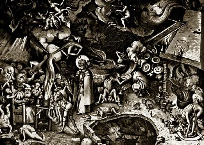 Св Иероним изгоняет мага Гермогена Художник Питер Брейгельстарший 1565 г - фото 31