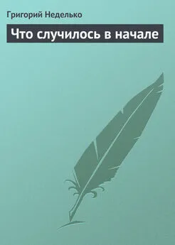 Григорий Неделько - Что случилось в начале