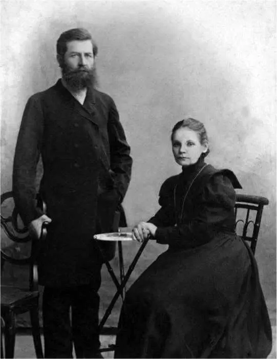 Брянский купец Никола Афанасьевич Добычин с супругой Фотография 1901 г По - фото 51