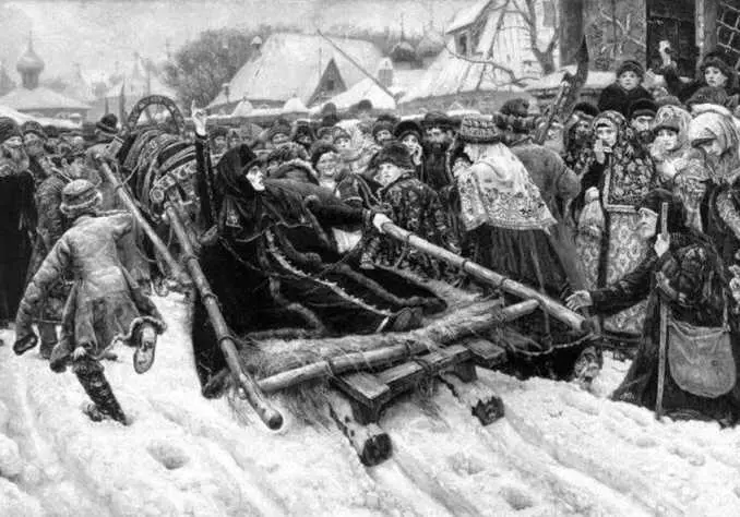 Боярыня Морозова Картина В Сурикова Государственная Третьяковская галерея - фото 52