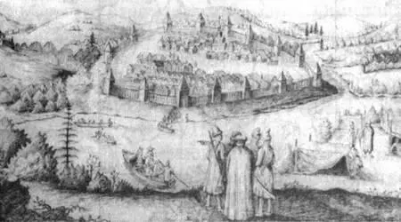 Рис 34 Вид Твери 1634 г Из книги А Олеария 1659 г Феодалы старались - фото 34