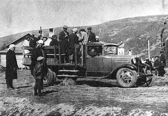 Первый пассажирский автобус Нагаево Магадан Э П Берзин на - фото 5