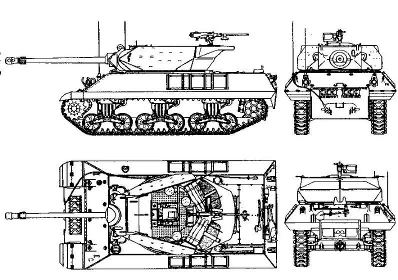 Achilles ТАКТИКОТЕХНИЧЕСКИЕ ХАРАКТЕРИСТИКИ САУ Achilles БОЕВАЯ МАССА т 296 - фото 41