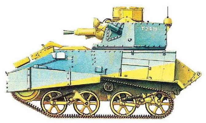 Light Tank Mk VIB 1й Королевский танковый полк 7й танко вой дивизии 1st - фото 49
