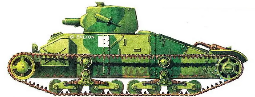 Matilda I 7й Королевский танковый полк 7th RTR рота С Франция 1940 г - фото 52