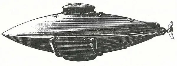 Спуск на воду подводной лодки Le Goubet II в Шербуре Франция Внутри - фото 119