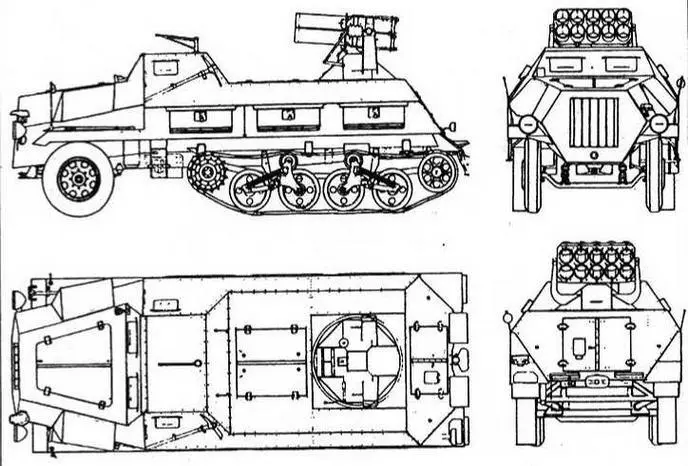 Sd Kfz 41 ТАКТИКОТЕХНИЧЕСКИЕ ХАРАКТЕРИСТИКИ БОЕВОЙ МАШИНЫ SdKfz41 - фото 56