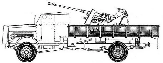 BüssingNAG 4500А mit 37cm Flak 36 MercedesBenz 4500A mit 2cm Flak 38 - фото 60