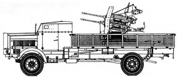MercedesBenz 4500A mit 2cm Flak 38 Машины специального назначения Leichter - фото 61