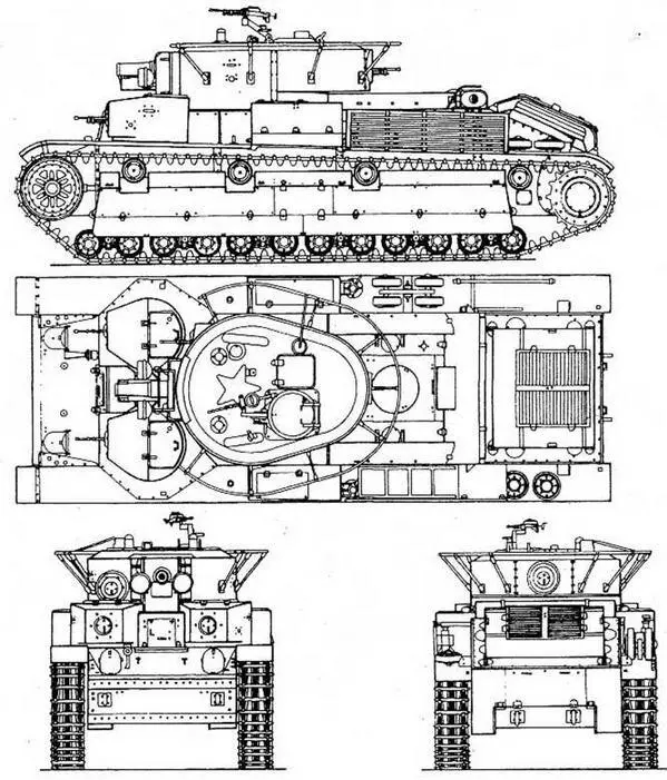 Т28 Т28 с пушкой Л10 ТАКТИКОТЕХНИЧЕСКИЕ ХАРАКТЕРИСТИКИ ТАНКА Т28 - фото 19