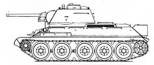 Т34 обр1942 г выпуска 1943 г ТАКТИКОТЕХНИЧЕСКИЕ ХАРАКТЕРИСТИКИ ТАНКА - фото 24