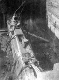 Подводная лодка Камбала в ДОКе после подъема Севастополь 1909 - фото 37