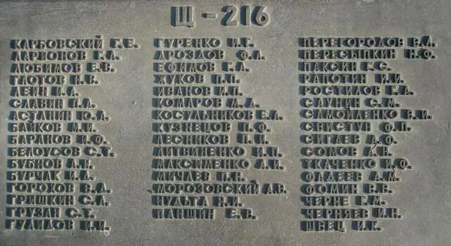 Мемориальные доски с фамилиями членов экипажей погибших подводных лодок на - фото 324