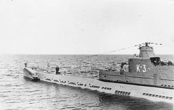Подводная лодка К3 Май 1941 года Подводная лодка К3 Подводная лодка К3 - фото 142