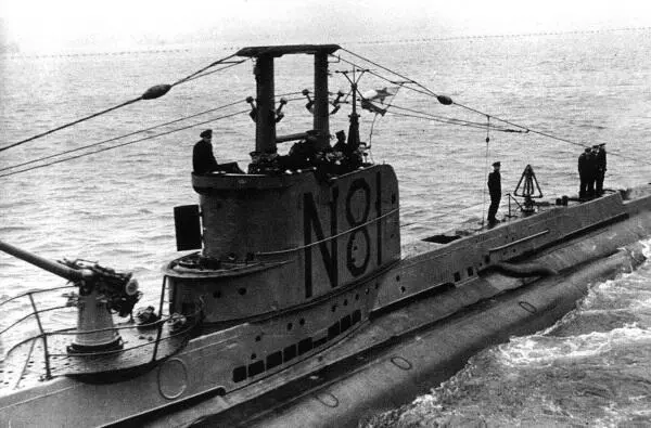 Подводная лодка В1 Июнь 1944 года Подводная лодка Щ402 Подводная лодка - фото 222