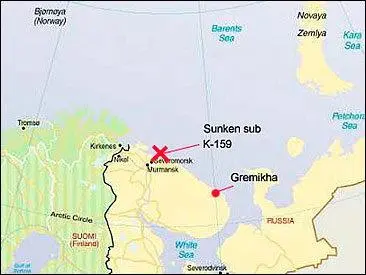 Место гибели ПЛА К159 Команда ПЛА К159 перед уходом в последний путь ПЛА - фото 443