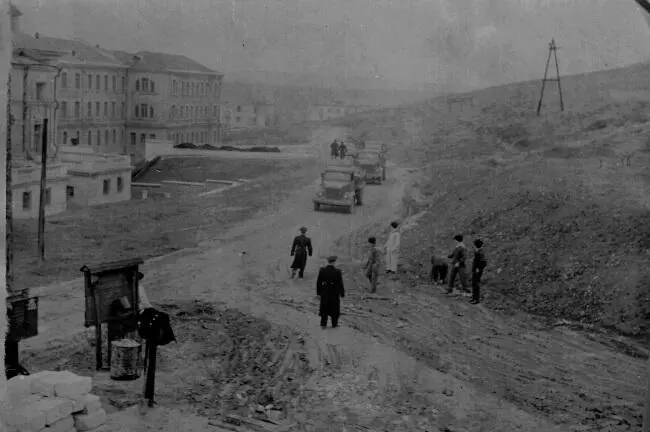На территории Севастопольского ВВМИУ 1950е года Восстановленное здание - фото 307
