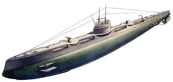 Спуск на воду подводной лодки Буревестник 1916 год Подводная лодка - фото 123