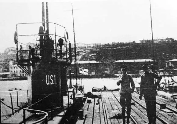 Подводная лодка US1 Буревестник Севастополь 1917 год Подводная лодка - фото 126