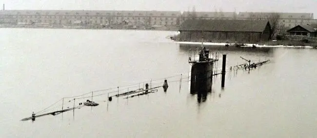 Подводная лодка Орлан Пробное погружение в акватории завода Наваль 1917 - фото 410