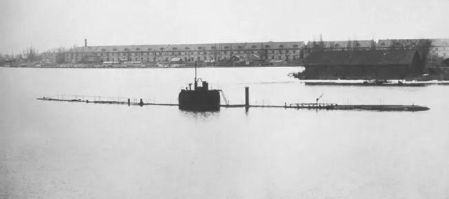 Подводная лодка Орлан Пробное погружение в акватории завода Наваль 1917 - фото 411