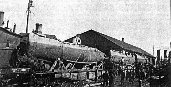 Подводные лодки 1 2 и 3 тип 13 тип Holland XXVIIB на - фото 448
