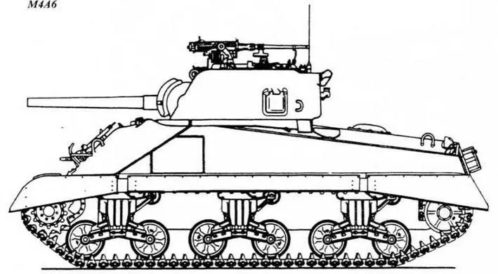 M4A6 Производство среднего танка Генерал Шерман Марка танка Время - фото 26