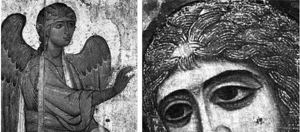 Ангел Златые власы Архангел Гавриил 2я половина XII века Волосы ангела - фото 52