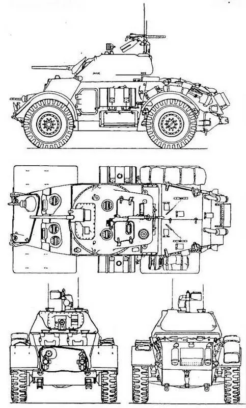 Staghound Мк I Staghound АА После высадки в Нормандии эти броневики - фото 40