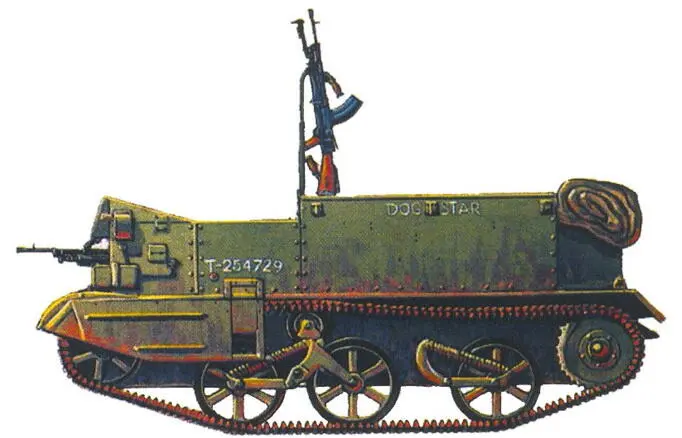 Бронетранспортер Universal Carrier Mk I Франция 1944 г Импровизированный - фото 50