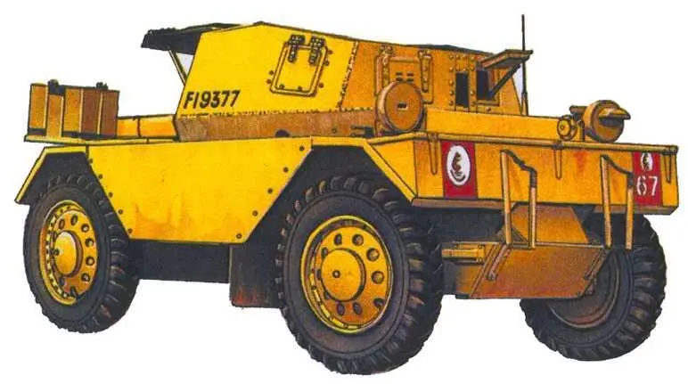 Бронеавтомобиль Daimler Мк I 7я танковая дивизия 7th Armoured Division - фото 53
