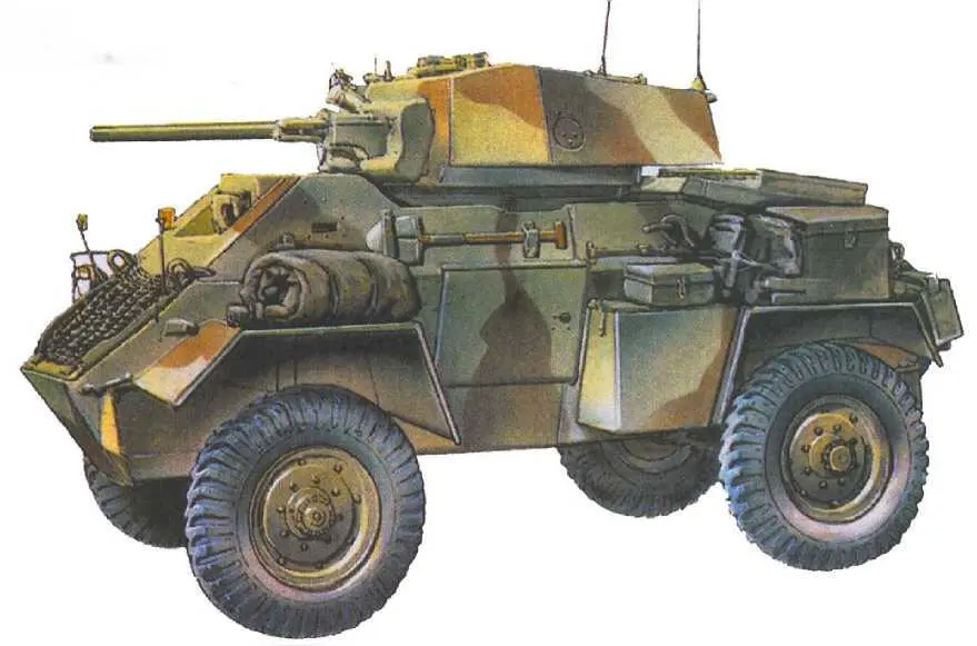 Бронеавтомобиль Humber Mk IV Разведывательный полк 8й индийской дивизии 8th - фото 57