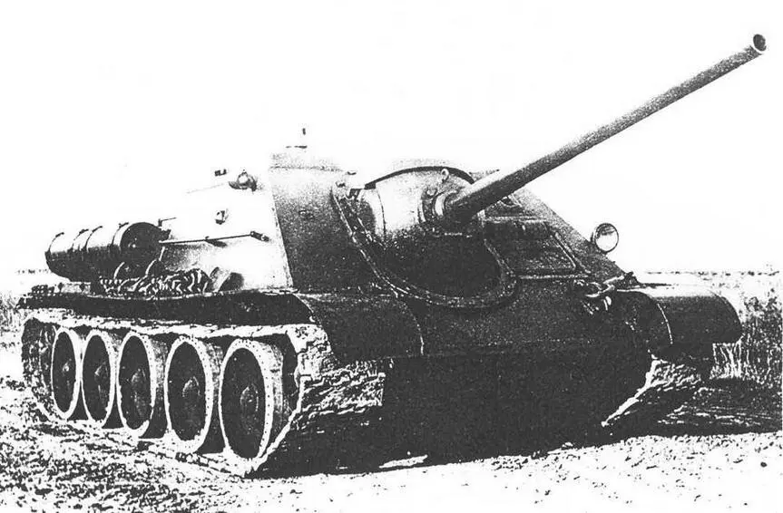 СУ85II на заводском полигоне Июль 1943 года Изготовление опытных образцов - фото 16