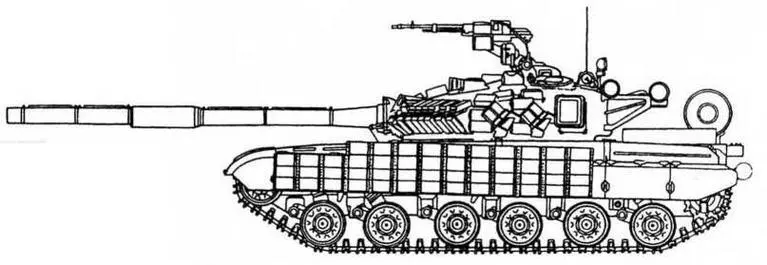Т64БВ ТАКТИКОТЕХНИЧЕСКИЕ ХАРАКТЕРИСТИКИ ТАНКА Т64А по состоянию на 1980 - фото 22