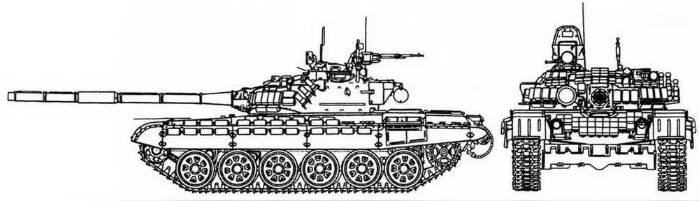 Т72С ТАКТИКОТЕХНИЧЕСКИЕ ХАРАКТЕРИСТИКИ ТАНКА Т72А БОЕВАЯ МАССА т 415 - фото 32