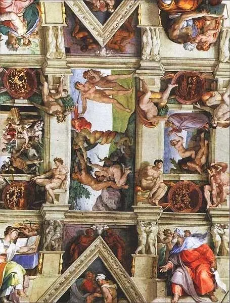 Микеланджело Буонарроти 14751564 Роспись плафона Фрагмент 15081512 - фото 44