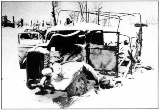 Немецкий грузовик Опель Kfz305 подбитый и брошенный при отступлении под - фото 44