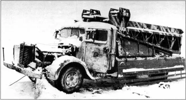 Немецкий грузовик MAN брошенный врагом при отступлении под Тулой Декабрь 1941 - фото 56