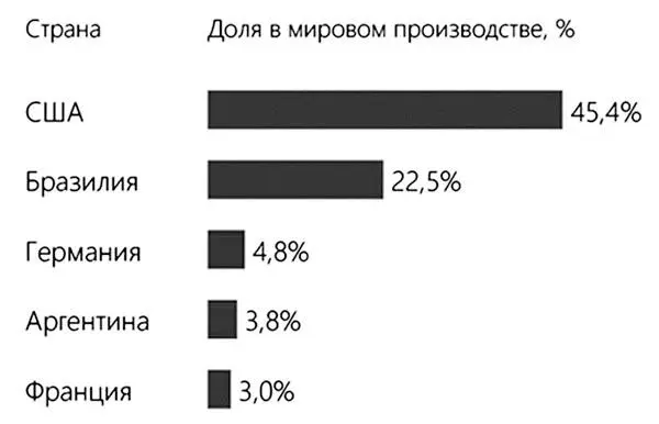 Рис 49 Пять ведущих странпроизводителей биотоплива Источник Международное - фото 57