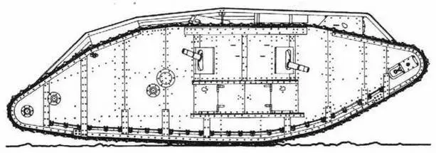 Mk IV самка Mk II Mk IV После первых танковых боев на Сомме генерал Хейг - фото 16