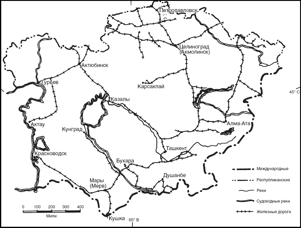 Сухопутный и речной транспорт 1962 г Линия Оренбург Ташкент завершенная в - фото 26