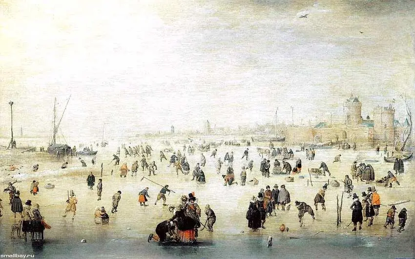 Хендрик Барентс Аверкамп Немой из Кампена 15851634 Катание на коньках - фото 24