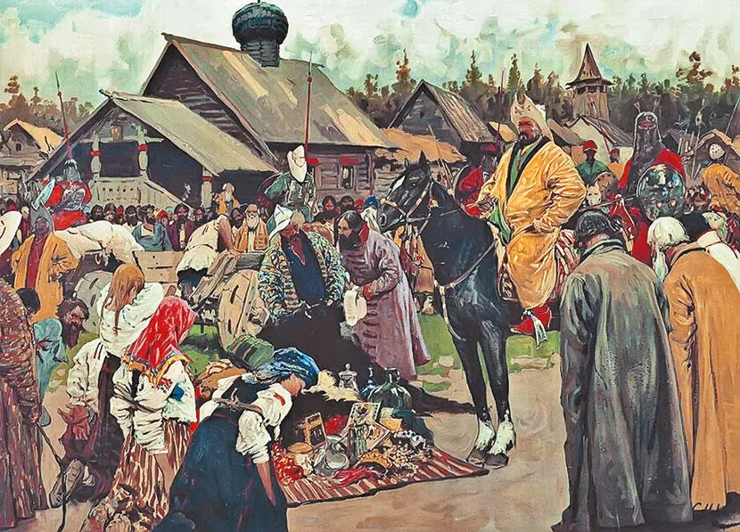 С В Иванов Баскаки 1909 г 3 Дружина Князья на севере перестают - фото 50