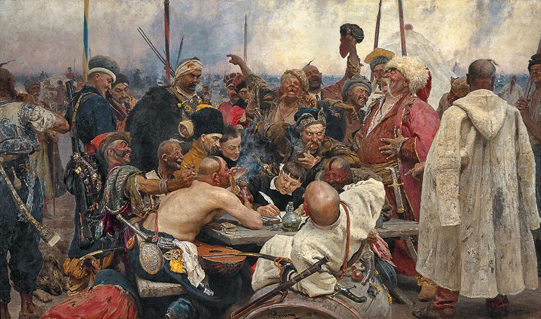И Е Репин Запорожцы пишут письмо турецкому султану 1891 г На - фото 53