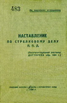  НКВД - Наставление по стрелковому делу П. П. Д. (пистолет-пулемет системы Дегтярева обр. 1934 г.)