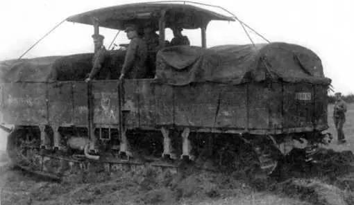Трактортранспортер A7V Uberlandwagen с регистрационным номером - фото 49