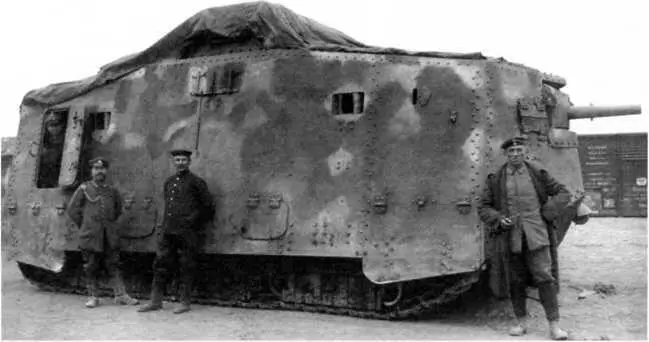 Taнк A7V 505 вскоре после передачи из 1го в 3е штурмовое отделение - фото 83