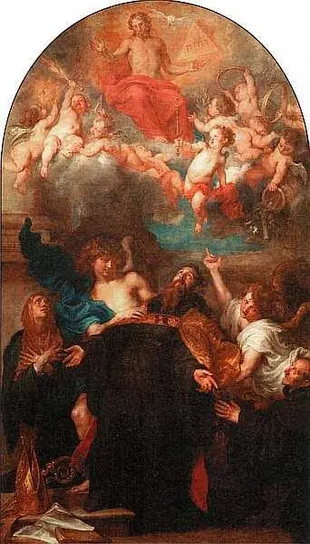 Антонис ван Дейк 15991641 Экстаз святого Августина 1628 Холст масло - фото 40