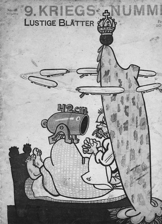 Обложка журнала Lustige Blätter 1914 9 Обложка журнала Lustige Blätter - фото 88