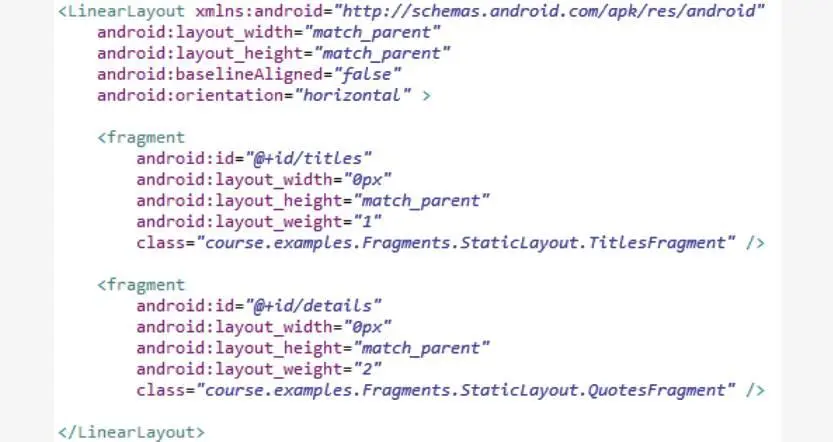 Как видите весь лейаут состоит из LinearLayout и что LinearLayout содержит - фото 41